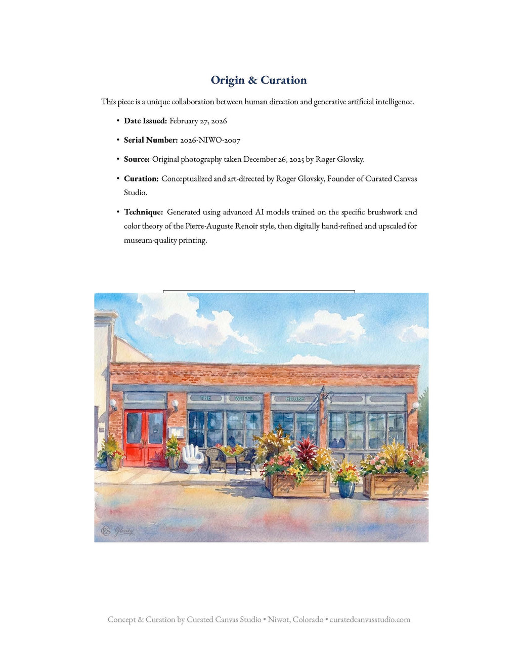 Origin & Curation for The Wheelhouse