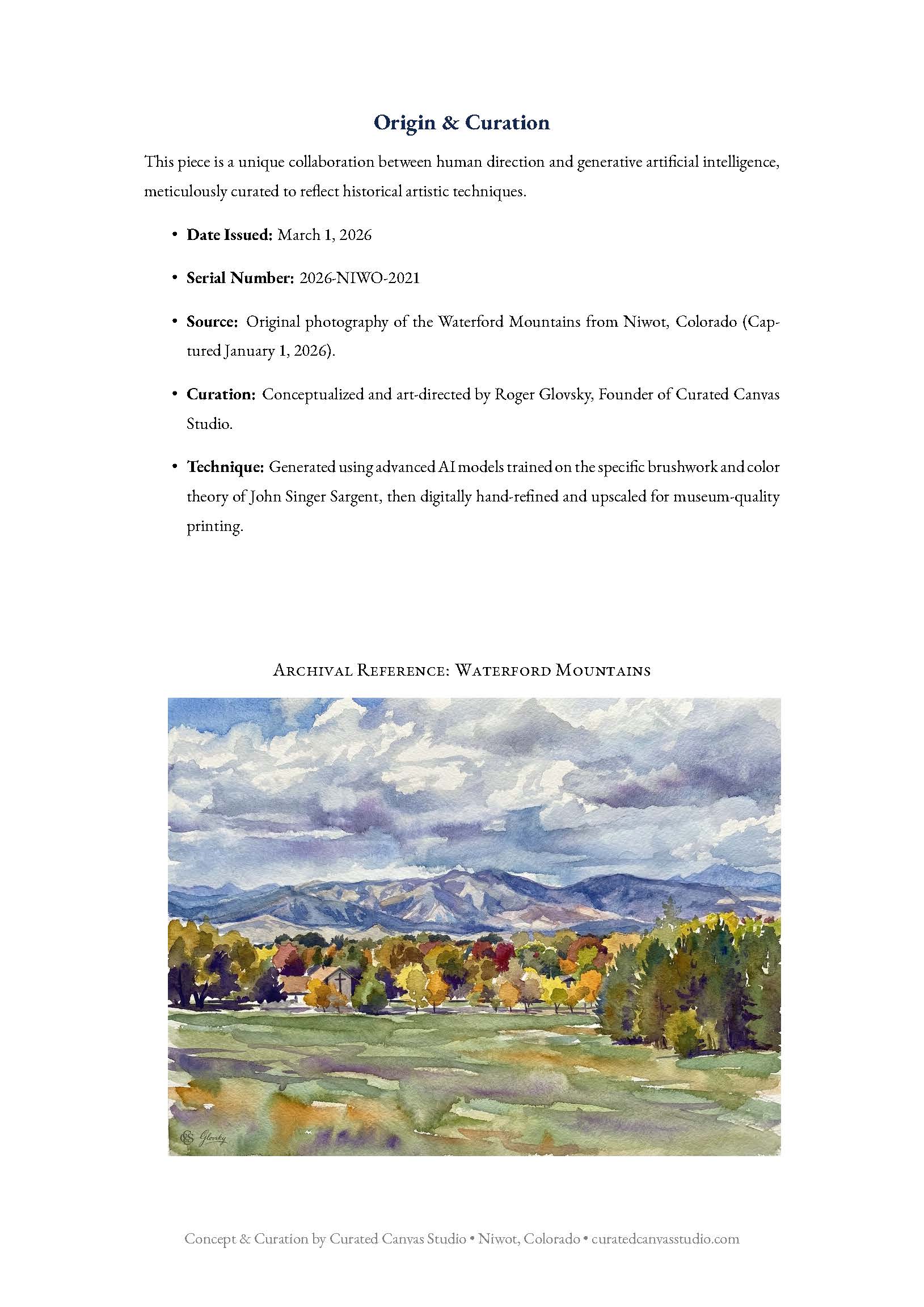 Origin & Curation of The Effect of Autumn Light