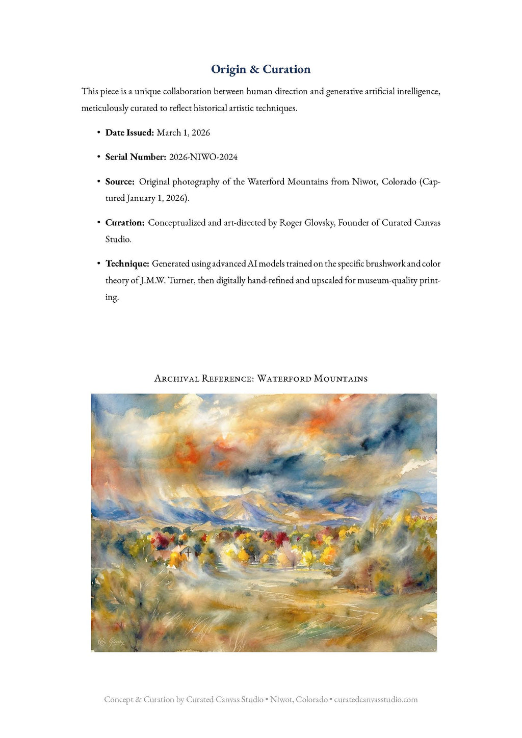 Origin & Curation of The Theater of Light