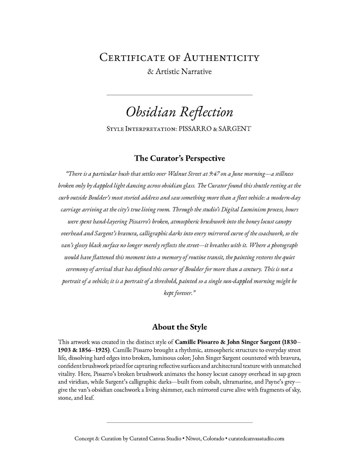 Obsidian Reflection